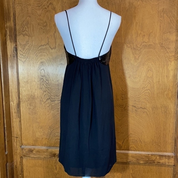 M.S.S.P.  Black Silk and Sequin Dress - EUC - Picture 4 of 5